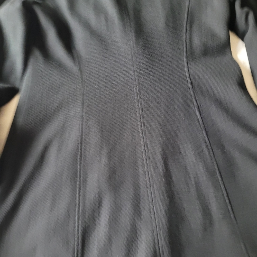 LIZ CLAIBORNE Elegant Black Double-Breasted Women's Coat - Picture 9 of 16
